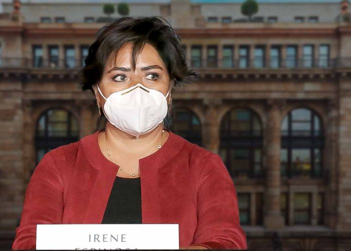 La subgobernadora Irene Espinosa se decantó por un incremento de 0.75 pp (Foto: Banxico).