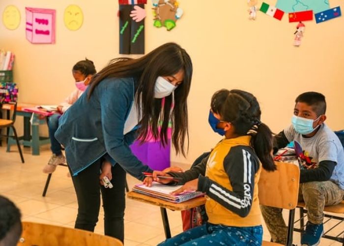 La mayor reducción en la matrícula se dio a nivel preescolar y media superior. (Foto: Gobierno de México)