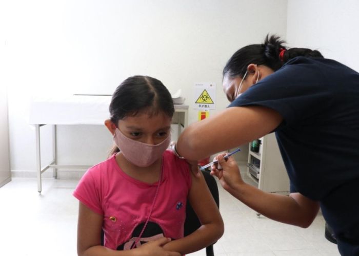 En diversos estados del país se acelera la vacunación en niños (Foto:Gobierno de Chiapas)