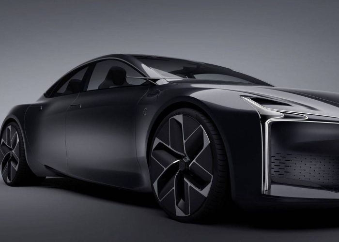 Hopium Machina Vision, un sedán de hidrógeno que llegará en 2025.