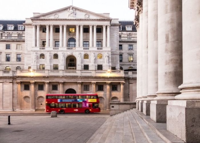 Fachada del Banco de Inglaterra. (Foto: Gobierno del Reino Unido)