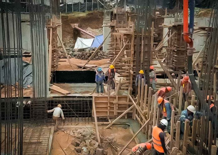 Trabajadores en obra pública en Veracruz. (Foto: Gobierno de Veracruz)