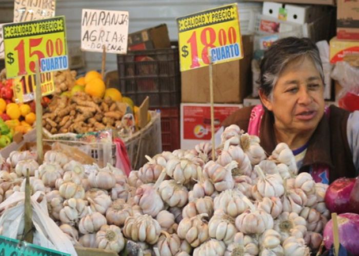 Las mercancías alimenticias volvieron a subir aunque aunque solo marginalmente. (Foto: Gobierno de México)