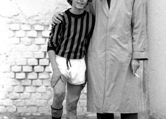 Paolo y Cesare Maldini, leyendas del AC Milan (Foto de Maldini Fans Twitter)