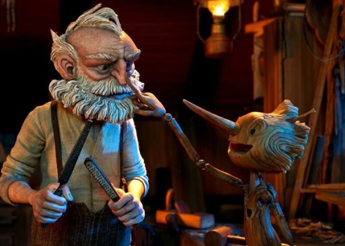 Escena de Pinocchio de Guillermo del Toro (Imagen: Netflix)