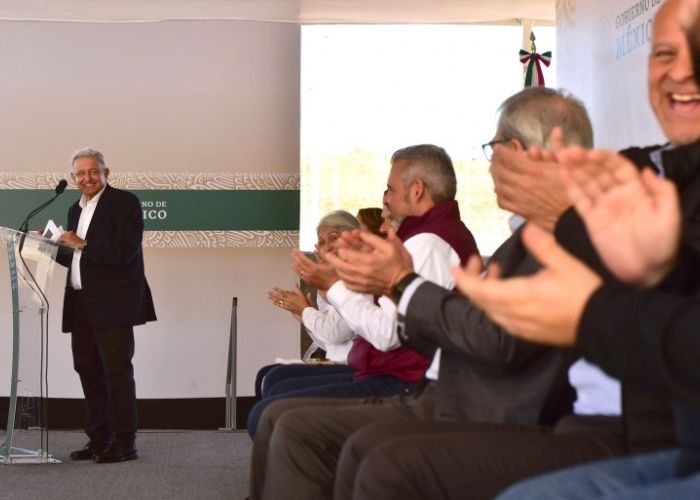 López Obrador en un evento en Michoacán el 27 de enero pasado (Foto: lopezobrador.org.mx)
