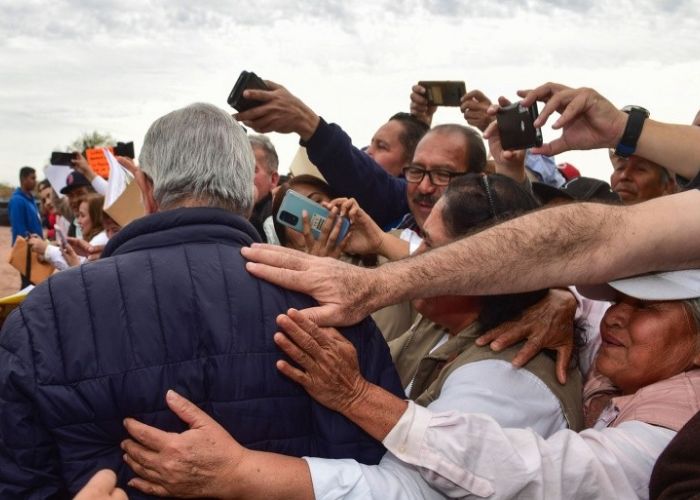 López Obrador en Sonora el 19 de febrero pasado (Foto: lopezobrador.org.mx)