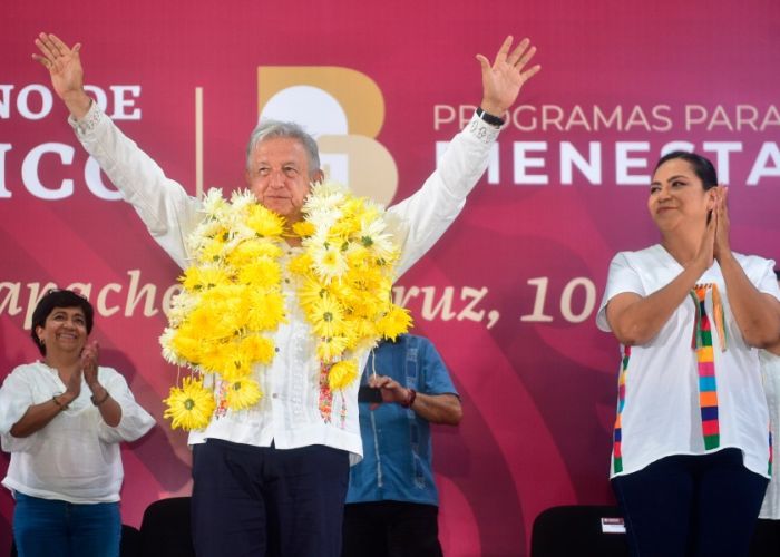 López Obrador en Veracruz el pasado sábado 10 de junio (Foto: lopezobrador.org.mx)