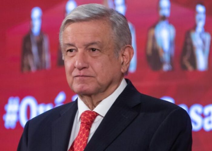 Presidente Andrés Manuel López Obrador en conferencia de prensa, 12 de mayo de 2020.