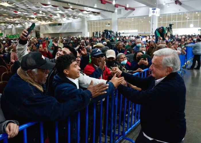 AMLO en San Luis Potosí el domingo 21 de enero (Foto: lopezobrador.org.mx)