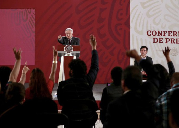 Conferencia de prensa de AMLO (Foto: lopezobrador.org.mx)