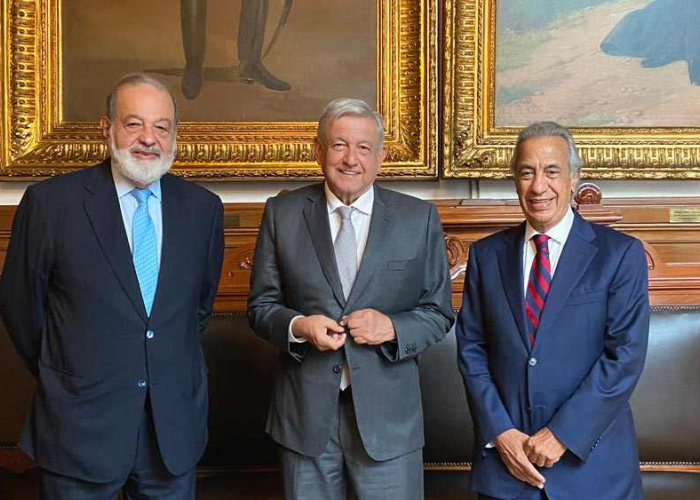 López Obrador y empresarios en 2020 (Foto: lopezobrador.org.mx)