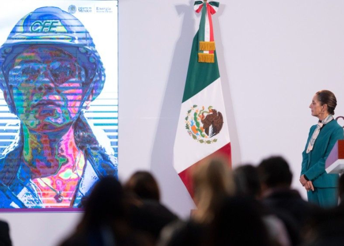 Claudia Sheinbaum en conferencia de prensa el 6 de noviembre (Foto: Presidencia de la República)