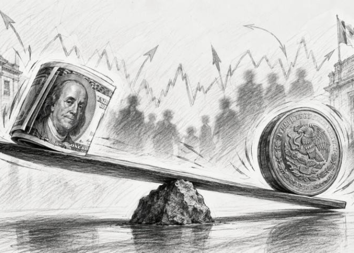 Dólar y peso en equilibrio incierto.