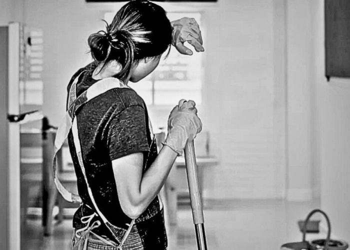 Trabajo en casa  no remunerado.