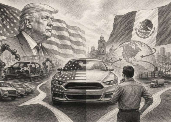 Trump quiere que los autos se produzcan en EU.
