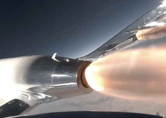 El vuelo de Virgin Galactic permite llegar a una región conocida como La línea de Kármán. (Imagen: Virgin Galactic)