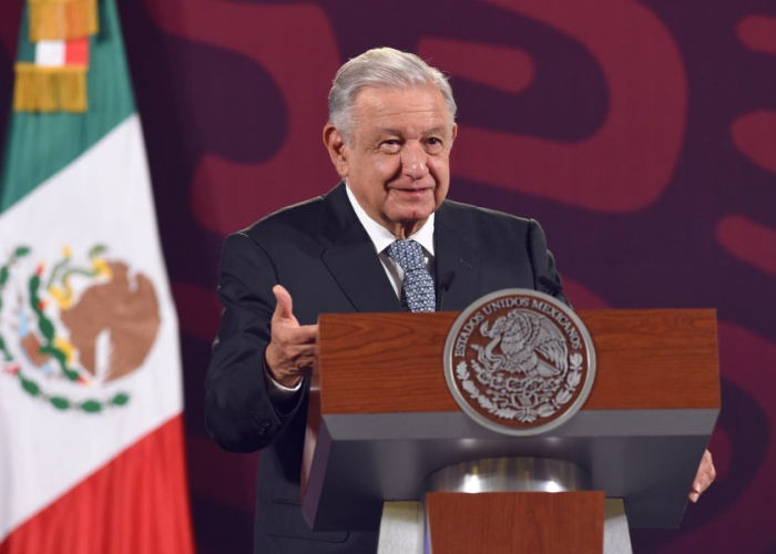 AMLO el 9 de enero en conferencia de prensa (Foto: lopezobrador.org.mx)