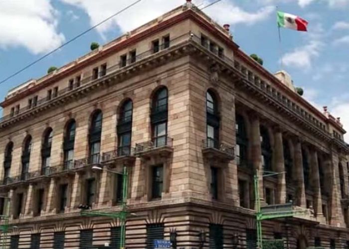 Edificio central del Banco de México.