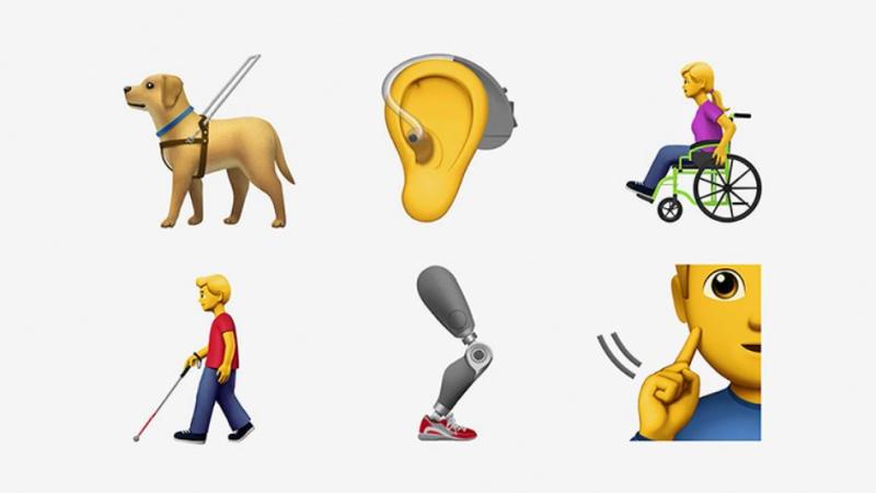 Foto: Emojis discapacidad / Apple/CNNMoney