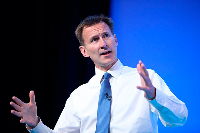 Jeremy Hunt, Secretario de Salud inglés (Foto: NHS Confederation)