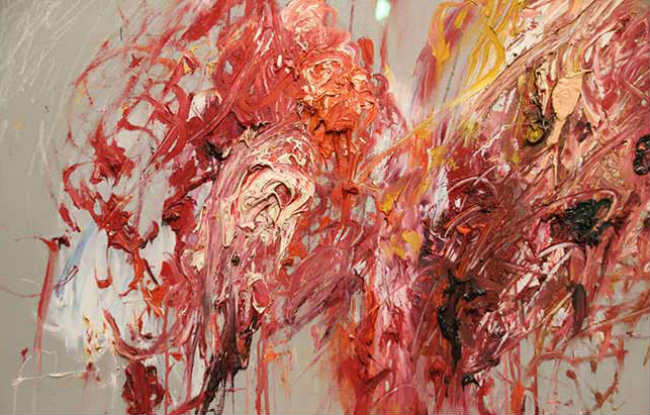 'Le Jour ni l’Heure 9712', obra del pintor estadounidense Cy Twombly (Foto: Renaud Camus)