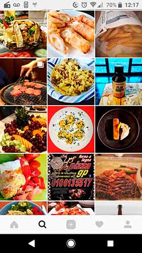 A través de las fotografías de Instagram los usuarios pueden concer nuevos lugares para comer.