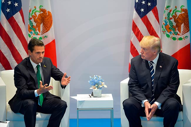 ¿Cuál de los candidatos presidenciales podría hacer frente a Trump? (Foto: Presidencia de la República Mexicana)