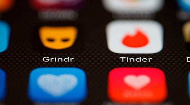 grindr y tinder logo