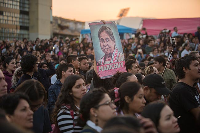 Marichuy se había perfilado como la vocera de la población indígena en las elecciones de 2018 (Foto: Eneas de Troya)