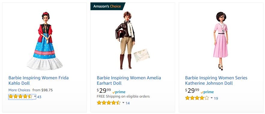 Venta de barbie Frida Kahlo por Amazon Estados Unidos