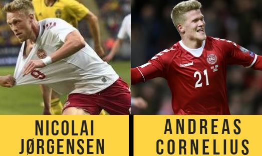 Jugadores que probablemente anoten goles en el partido Dinamarca contra Australia.