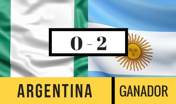 encuentro nigeria contra argentina predicción del marcador