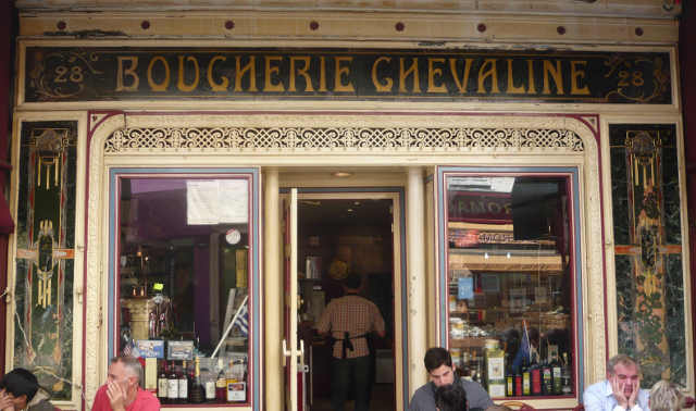 Carnicería de caballo, Francia.  