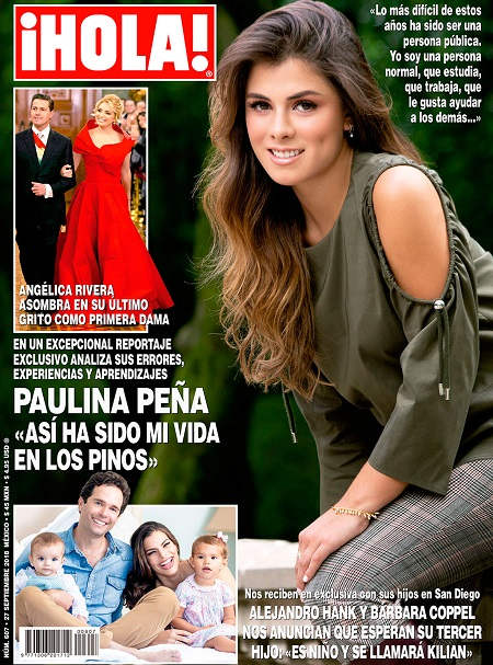 Paulina Peña en Portada de hola