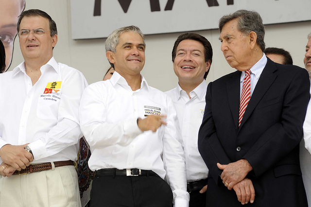 Ebrard, Mancera y Cárdenas