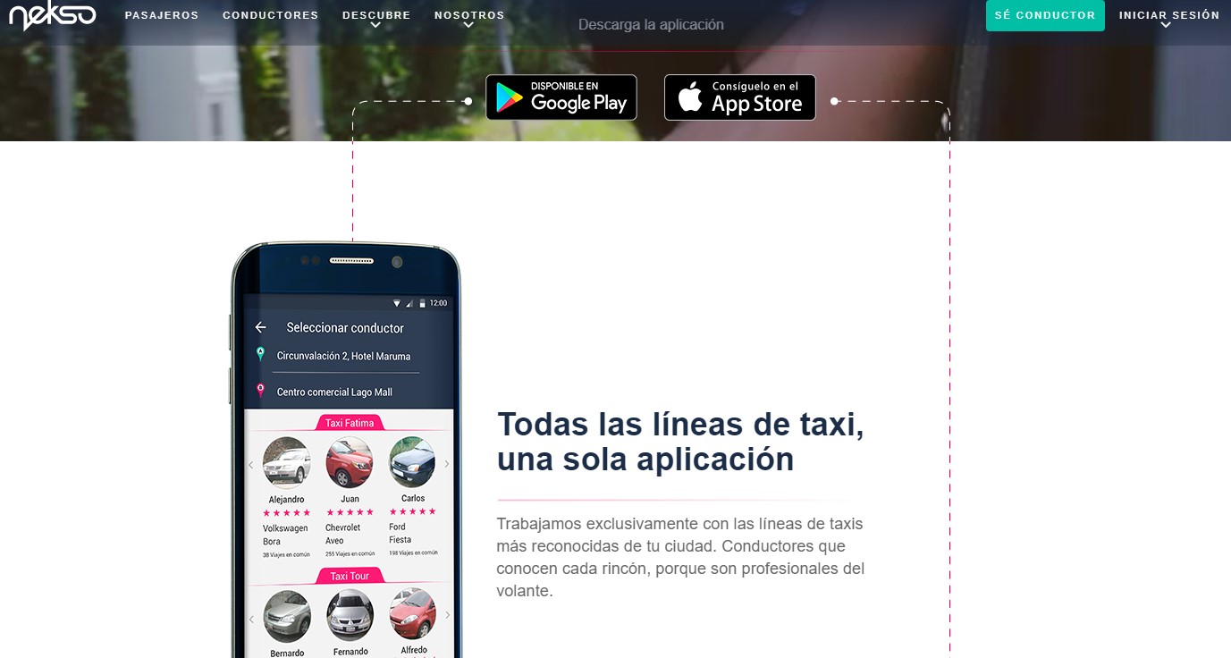 Aplicación móvil refuerza taxistas de México