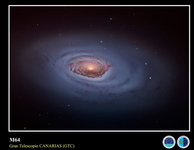 Una de las imagenes del universo captadas por el Gran Telescopio Canarias