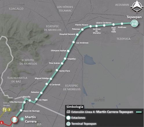 Proyecto Extensión de la línea 4 del metro