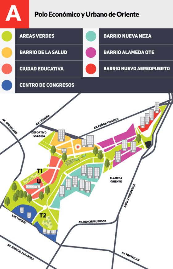 Proyecto de SCT para los terrenos del aeropuerto