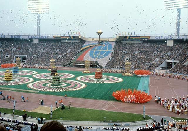 Los Juegos Olímpicos de Moscú fueron inaugurados un 19 de julio